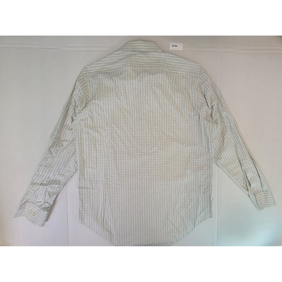 DKNY Slim Fit Men's Long Sleeve Button Down Shirt Size Large Gingham Pattern - Picture 5 of 5